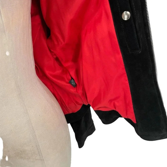 Harley-Davidson Black Suede‎ Fringe Moto Jacket Size Large - Picture 7 of 9